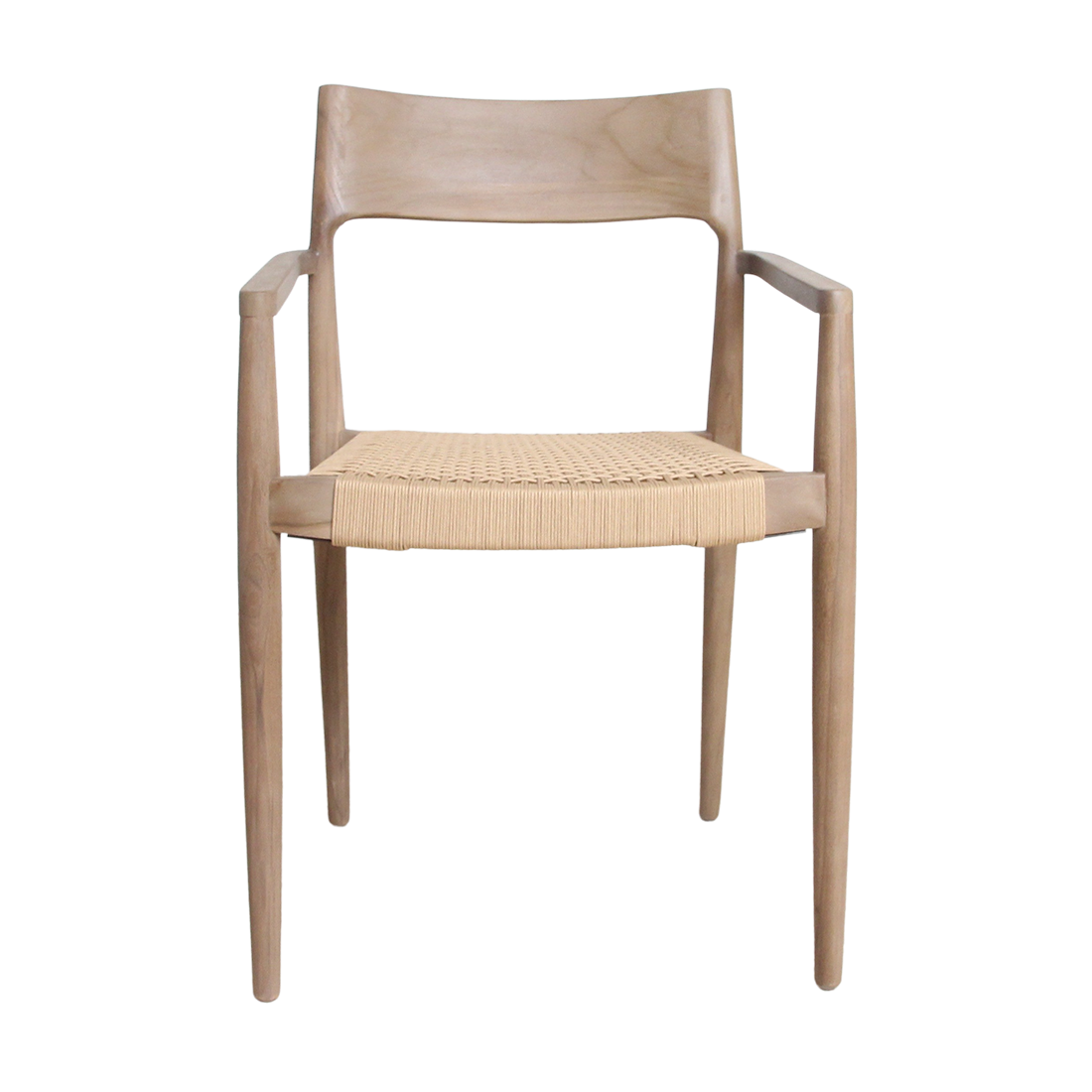Tuinstoel Verano met armleuning naturel
