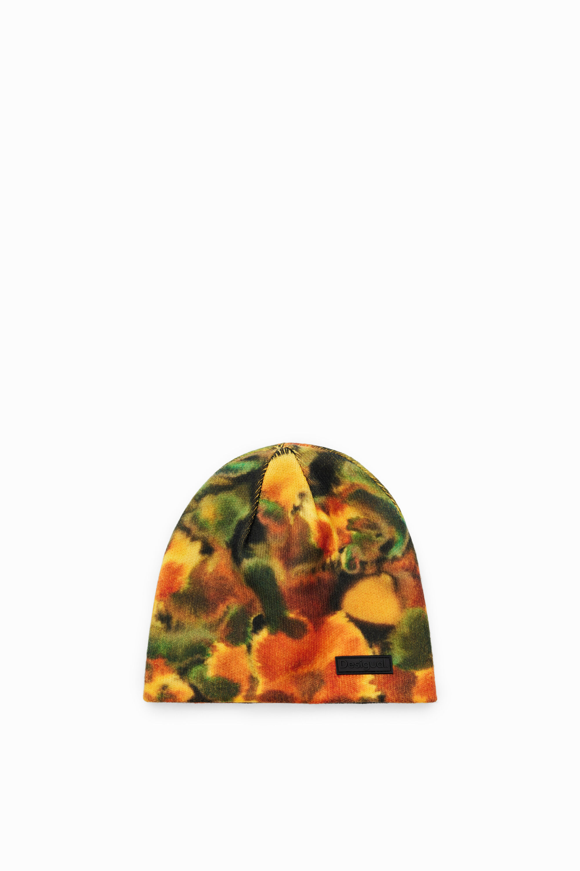 caixa de presente com lenço e chapéu em aquarela