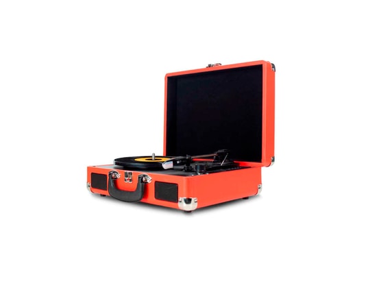 PRIXTON - Platine tourne disque Tourne-disque vinyle vc400 - bluetooth - rouge
