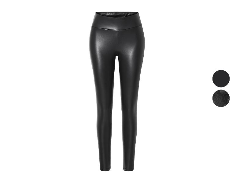 Dames legging in lederlook