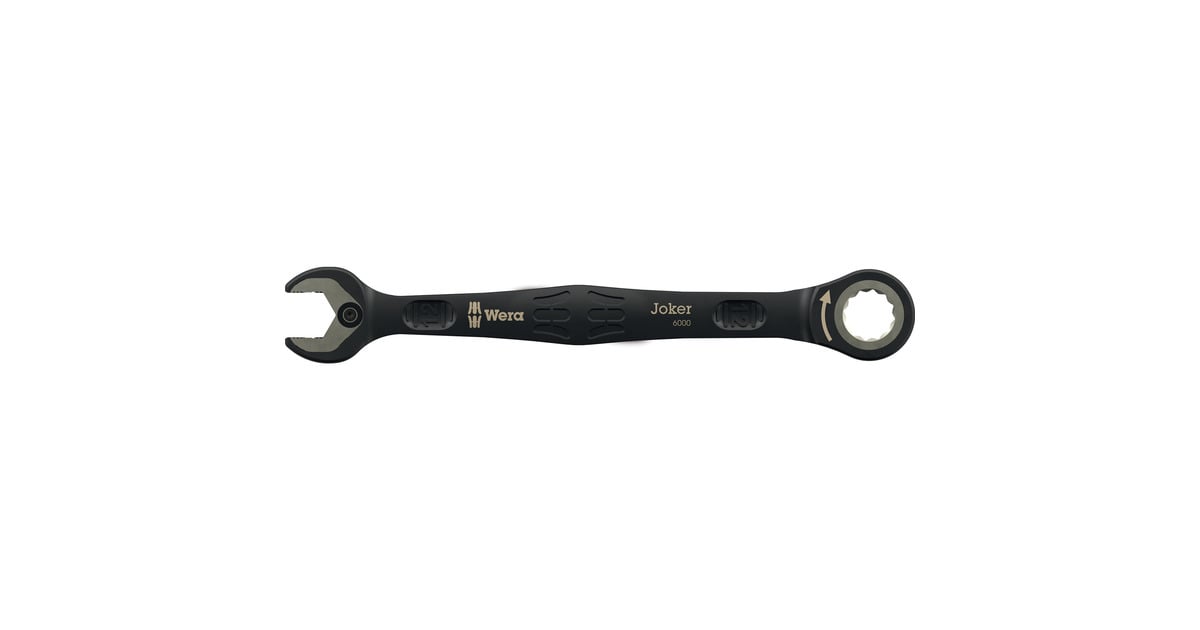 Wera6000 Joker Black Edition 11 set 1 steek-ringratelsleutelset, 11‑delig moersleutel  (Zwart)