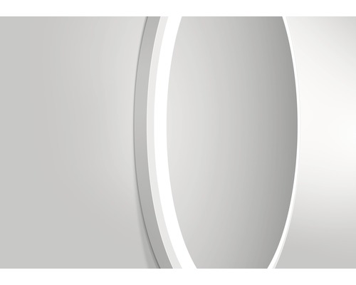 LED badkamerspiegel DSK wit rond mat Ø60cm IP 24