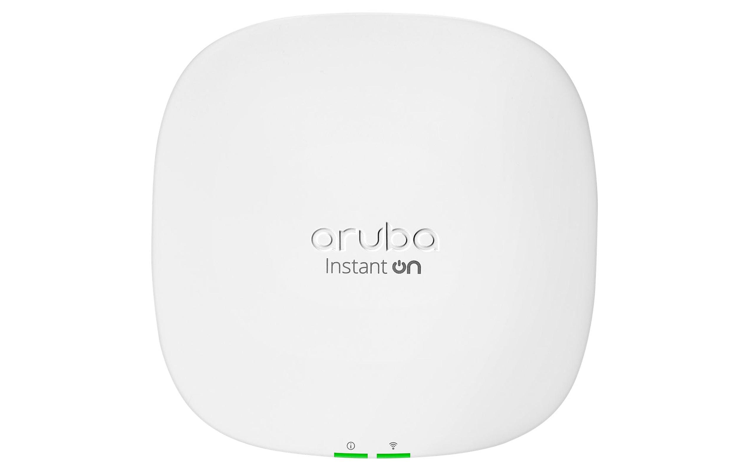 Access Point Instant On AP25 mit 12V/18W Netzteil<br>Aruba Instant On AP25 (RW) 4x4 Wi-Fi 6 Access Point für den Innenbereich mit 12V/18W Netzteil mit EU Adapter