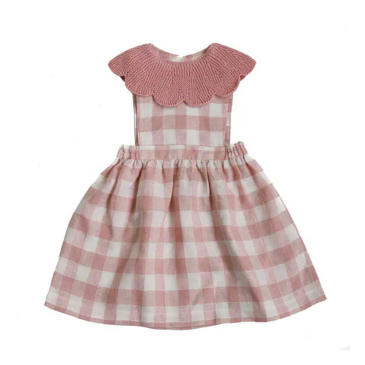 Kalinka Robe Cordelia Pinafore Lin | Rose