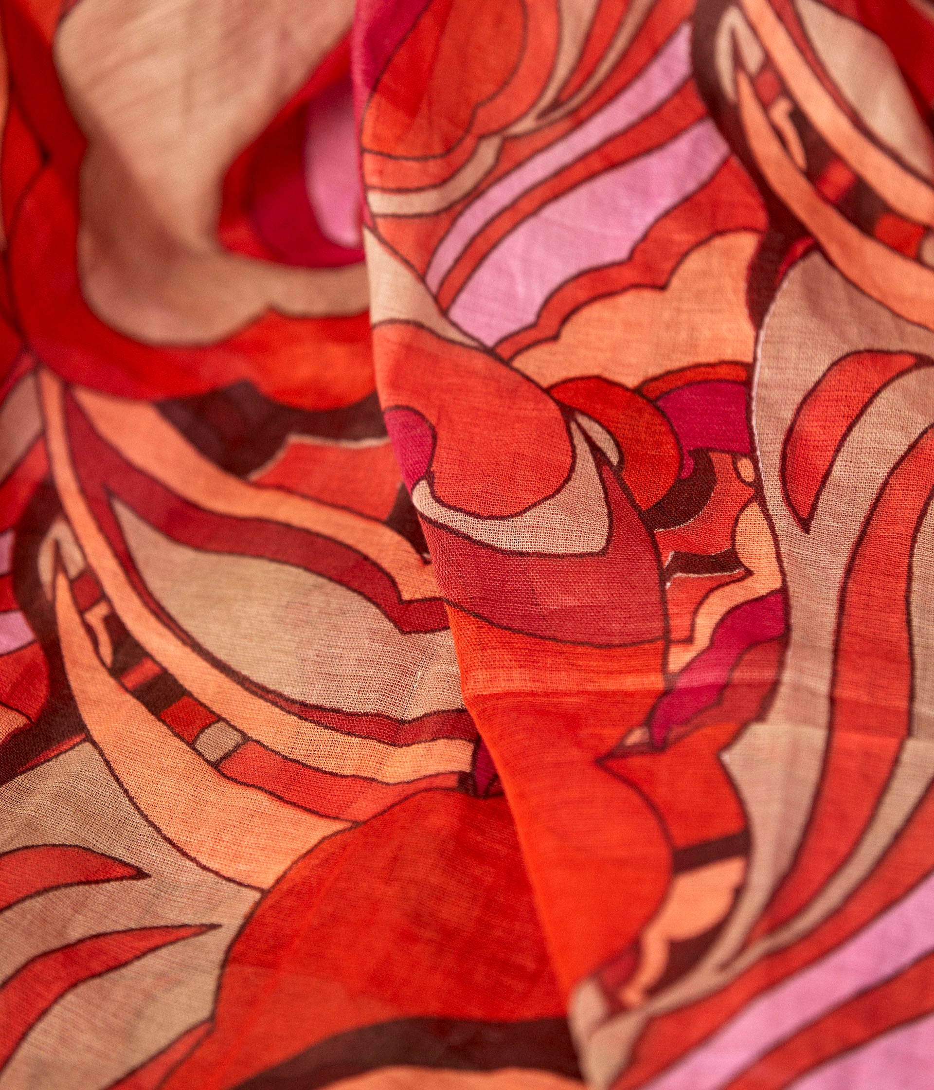 Foulard rose Hera