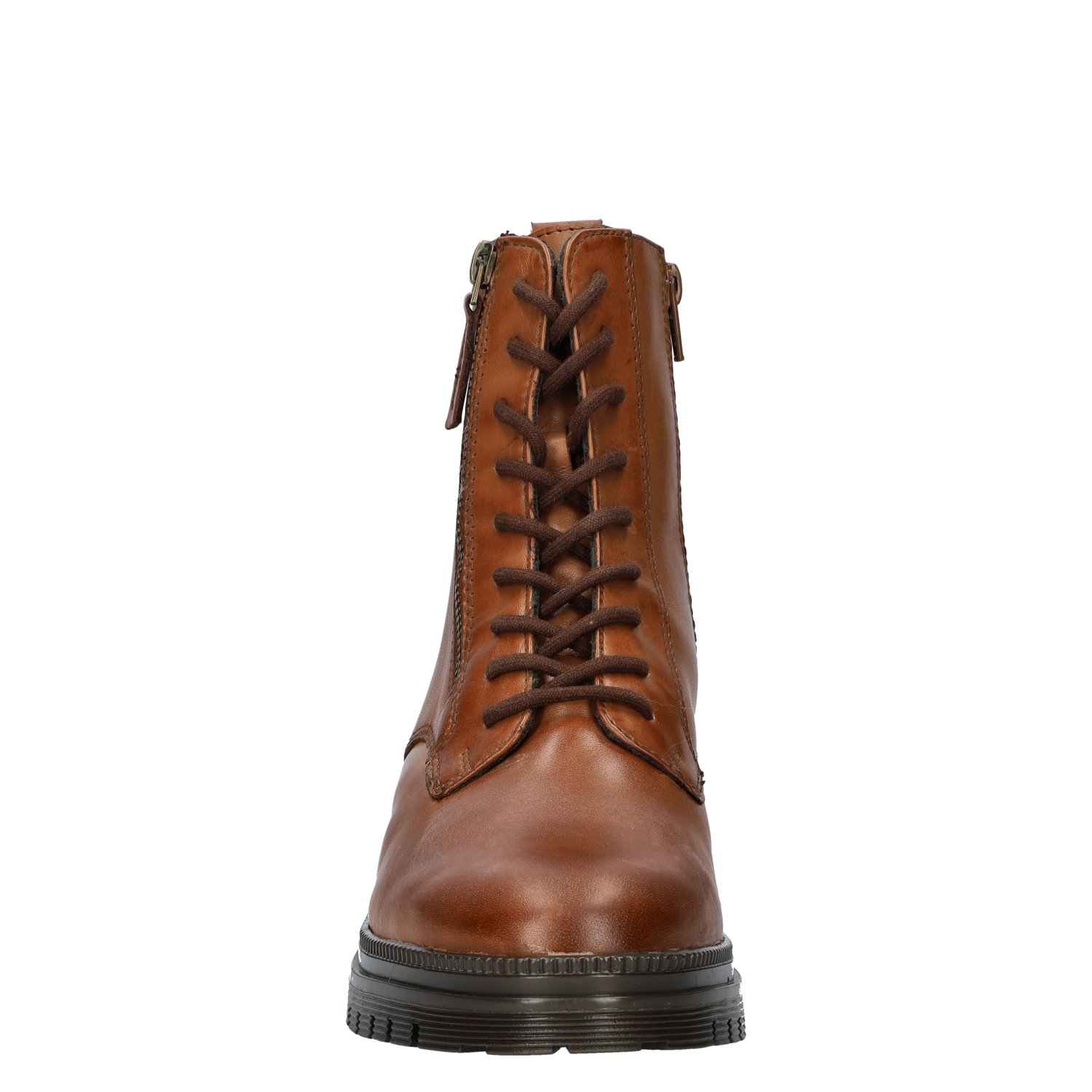 dames veterboot Nelson Cognac