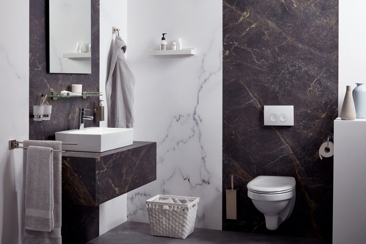 SCHADEMODEL: Haceka Mezzo zeepdispenser RVS-look