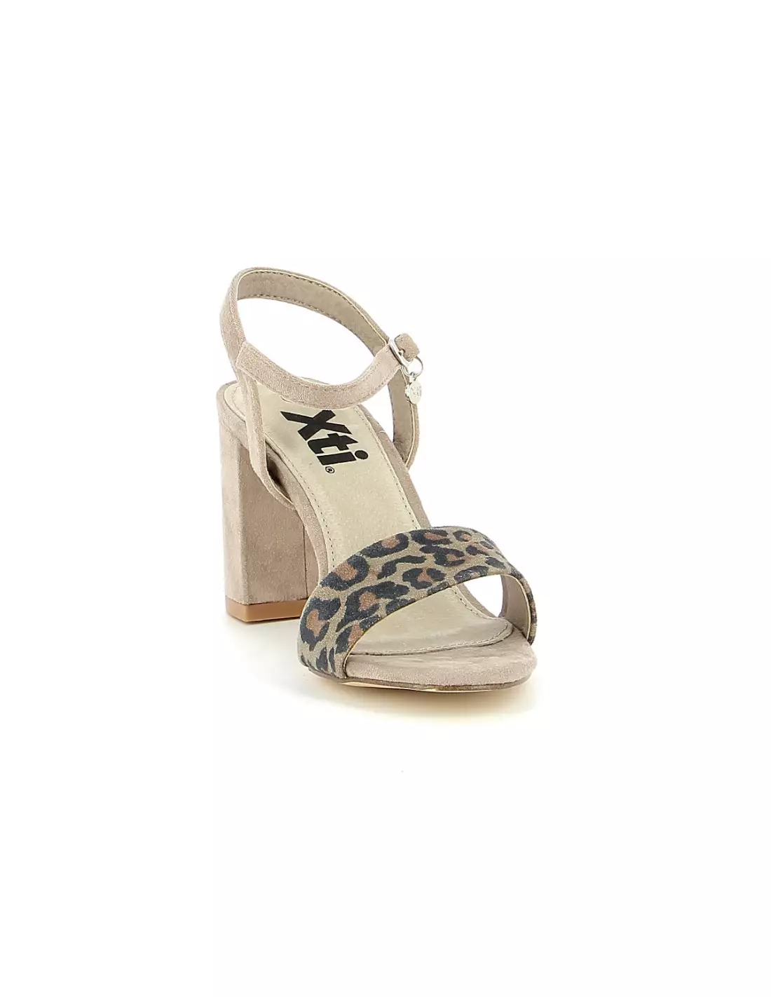 XTI 49128 - Sandales & nu-pieds Leopardtaupe