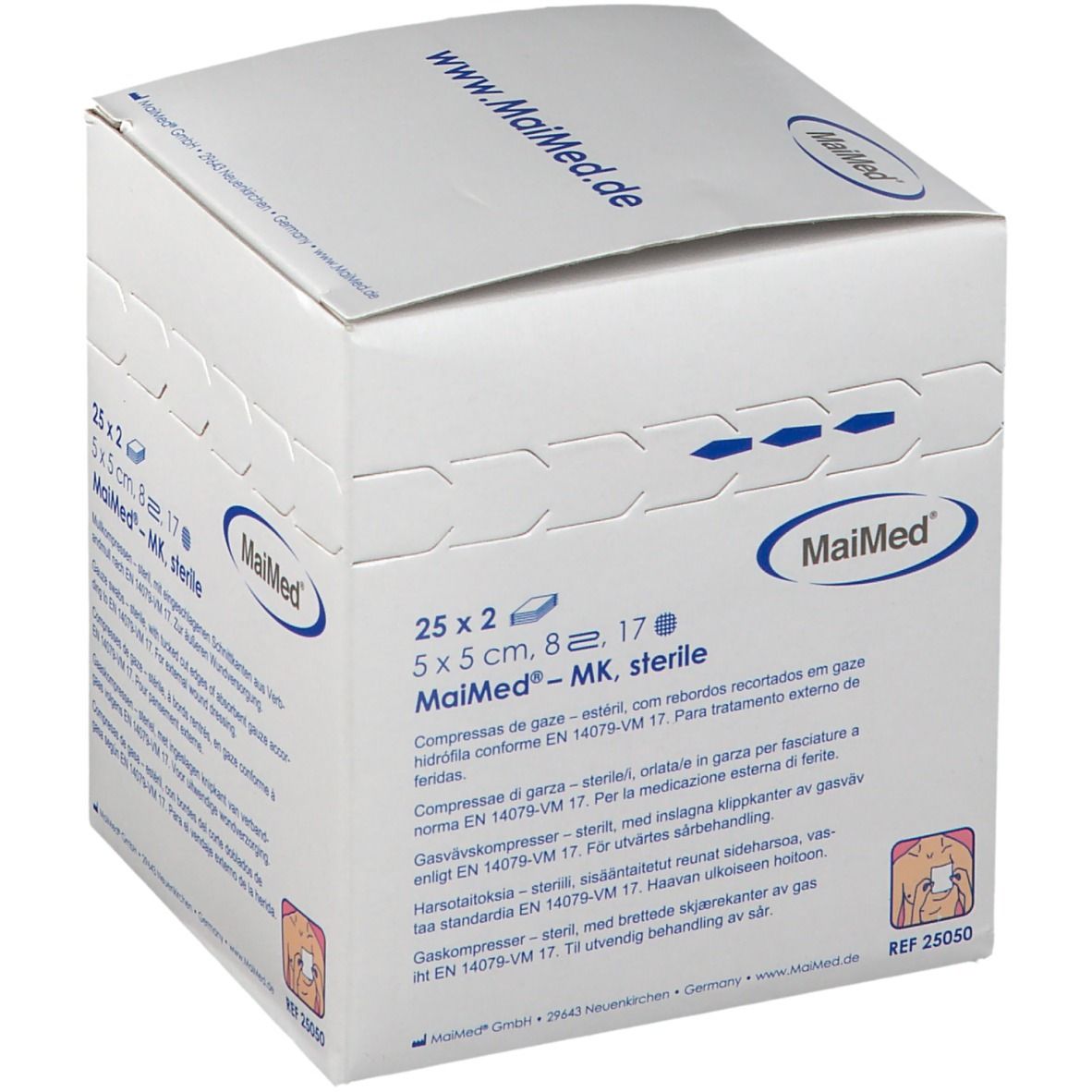 MaiMed® MK steril 5 x 5 cm