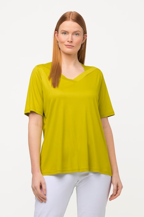 T-Shirt, Classic, V-Ausschnitt, Halbarm