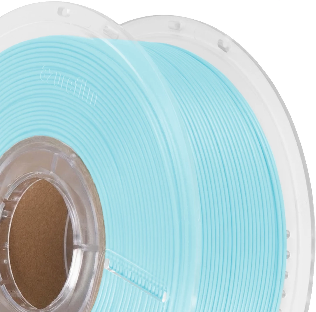 AzureFilm  PLA Baby Blue Pastel, 1,75 mm / 1000 g    Hochwertiger Druck mit guten mechanischen Eigenschaften