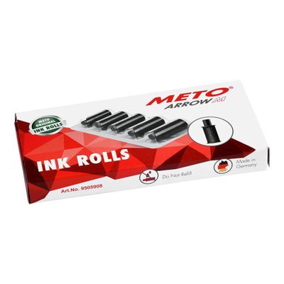METO Arrow - 5 Rouleaux encreur - 22 x 16 mm - pour étiqueteuse 2 lignes
