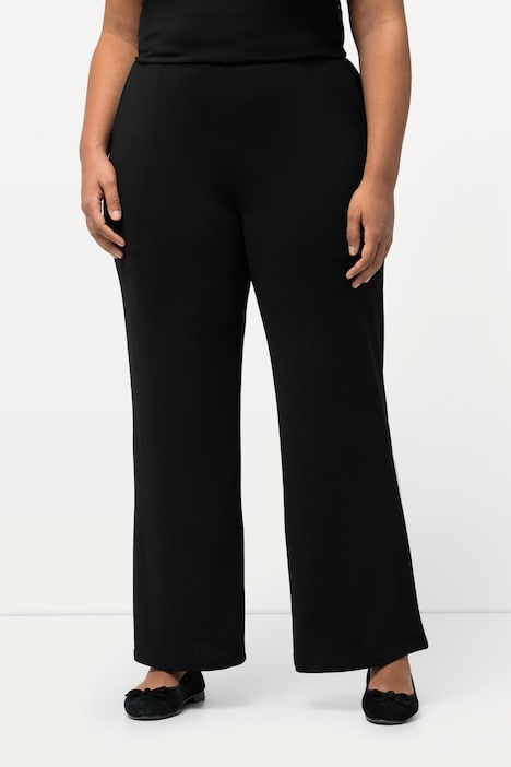 Hose, Jersey, weites Bein, Elastikbund