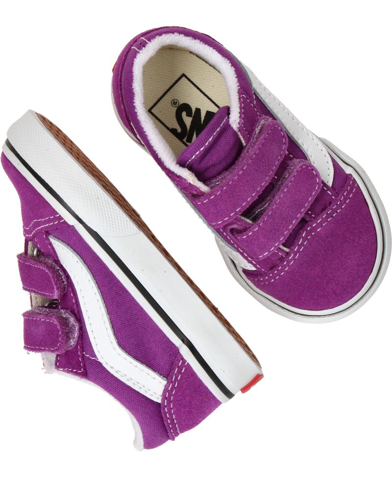 Vans Old Skool V Color Theory Sneakers Paars Meisjes