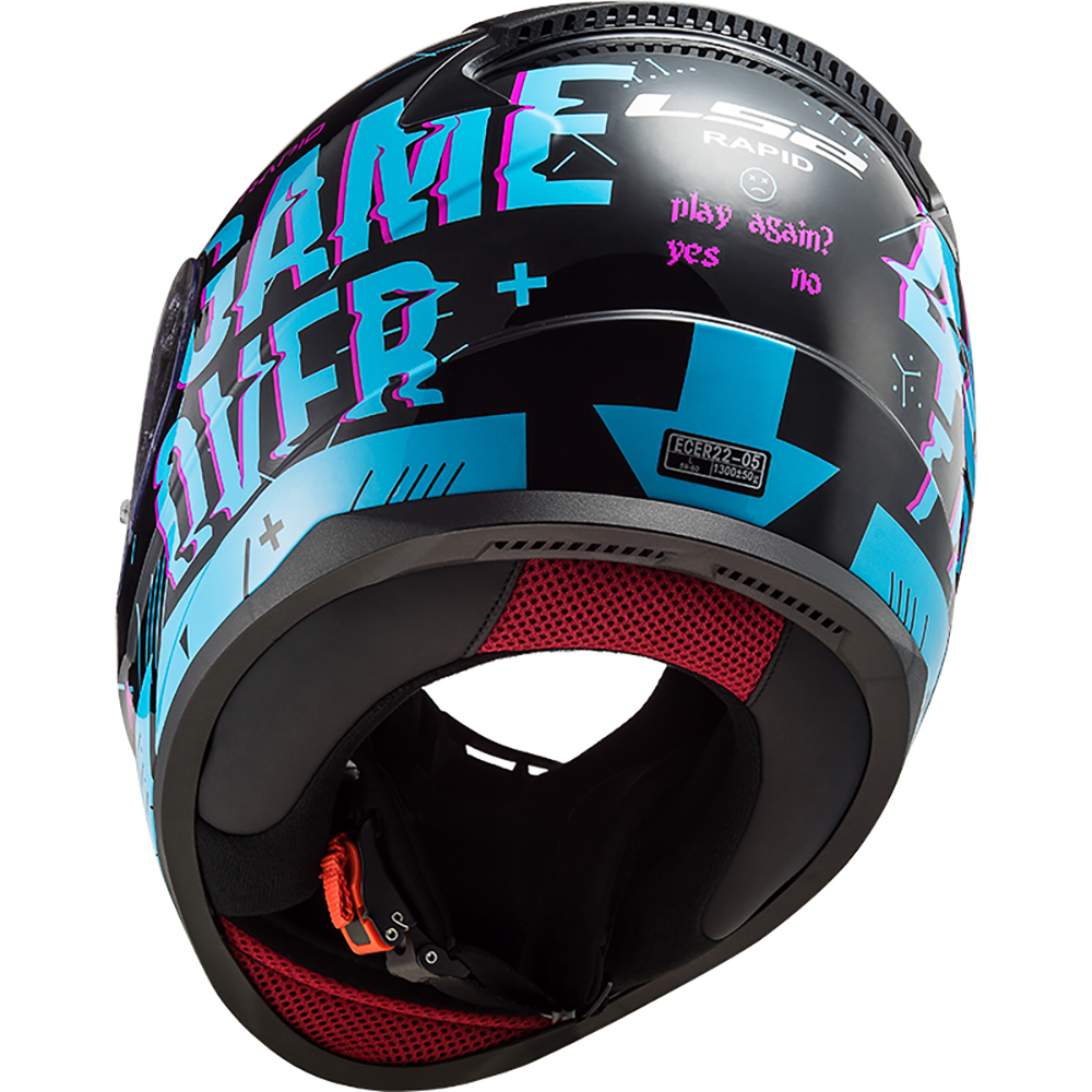 LS2 - Casque FF353 Rapid Player Noir / Turquoise