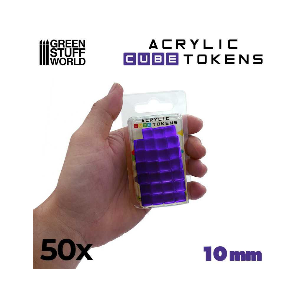 Set de 50 Cubes Transparents 10mm