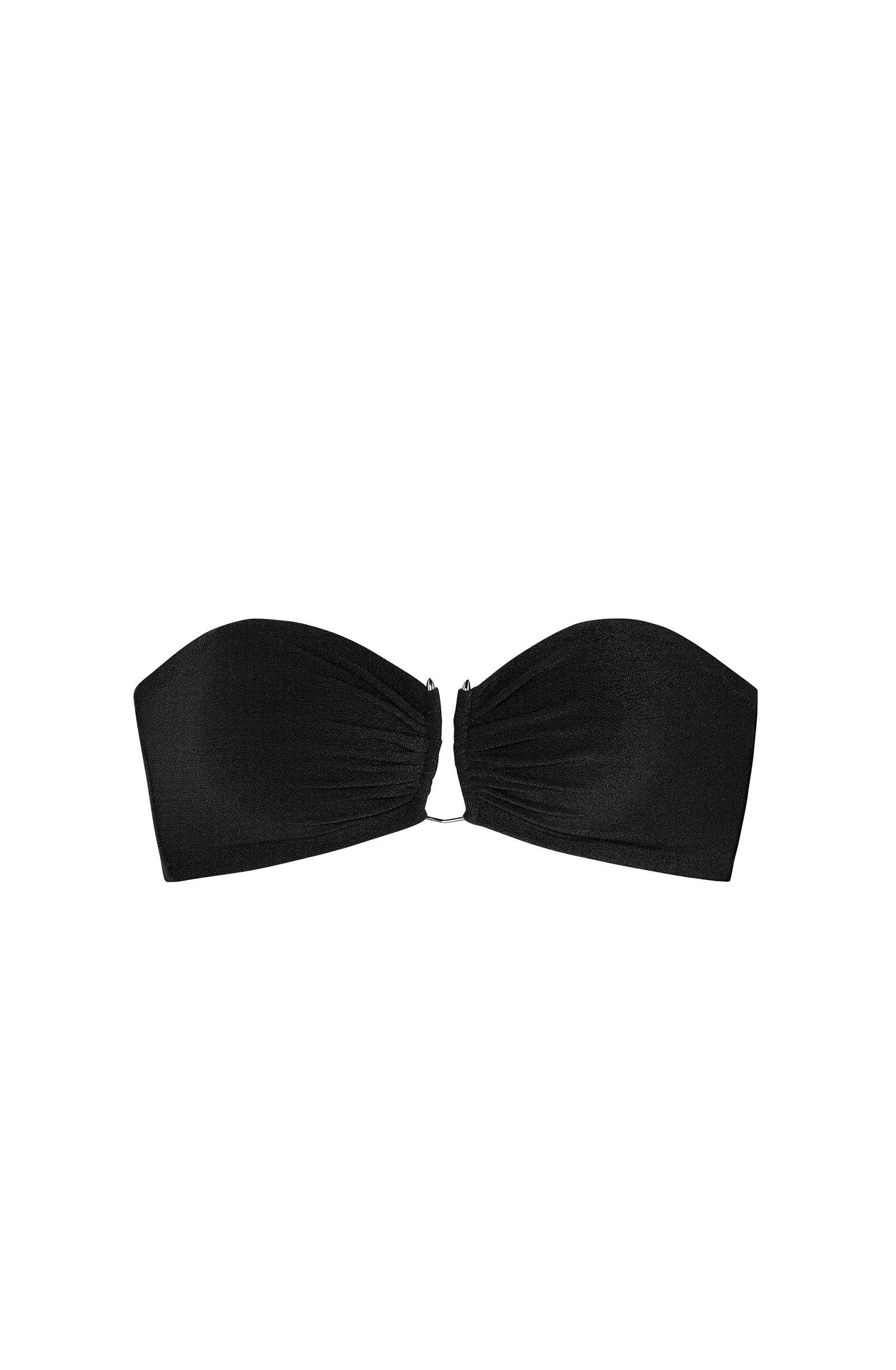 despe Haut de maillot bandeau en éponge noir Noir