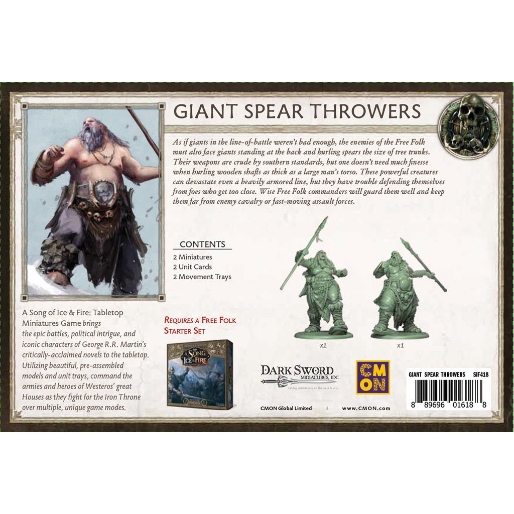Le Trône de Fer : le Jeu de Figurines - Géants lanceurs d'épieux