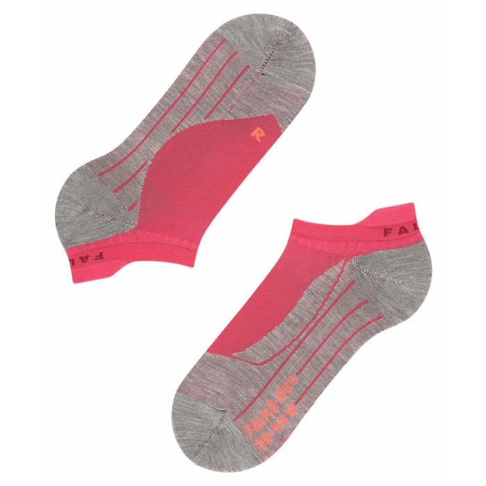Falke Dame Strømper RU4 Endurance Invisible Running Sock Rød