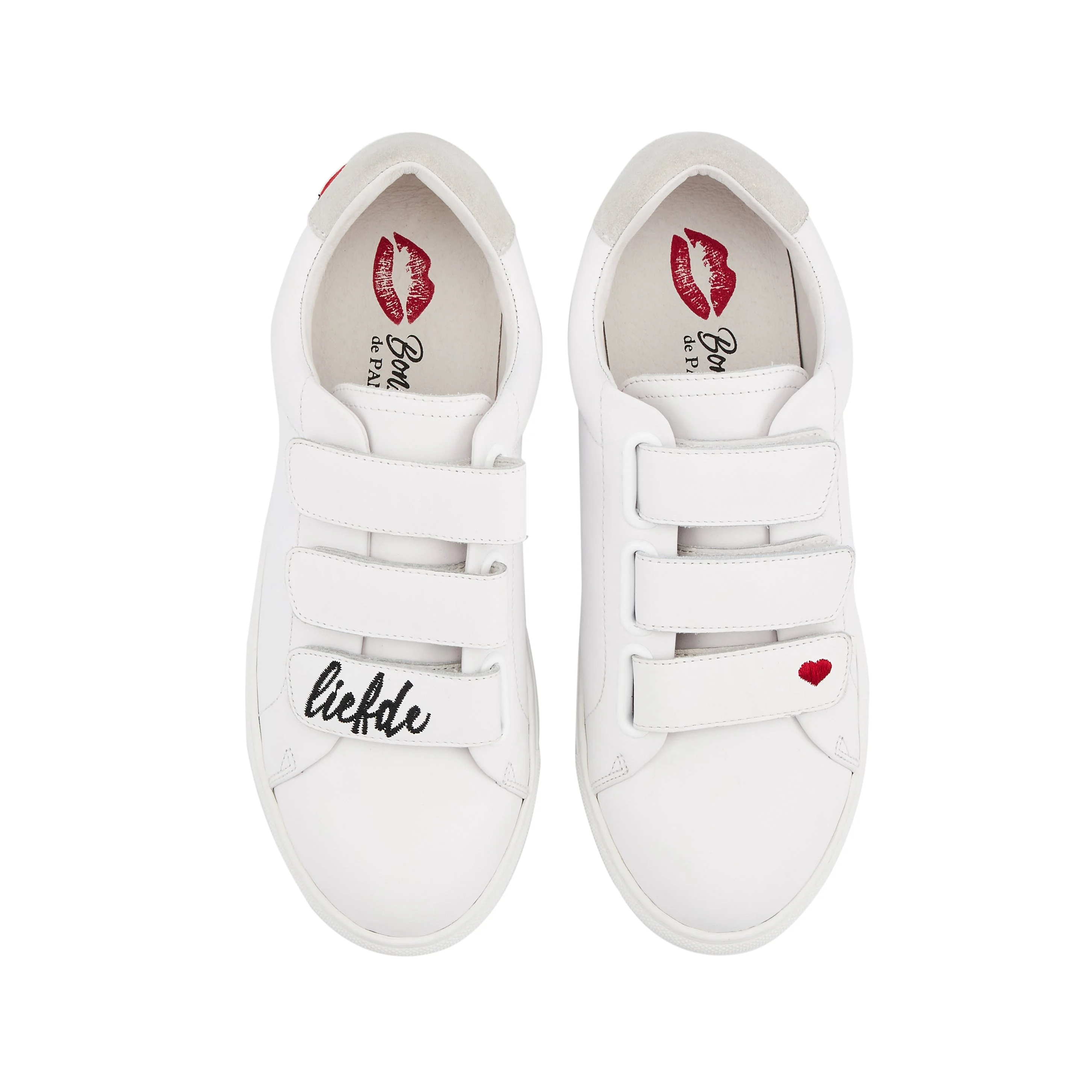 EDITH LIEFDE - Sneakers en cuir | Blanc