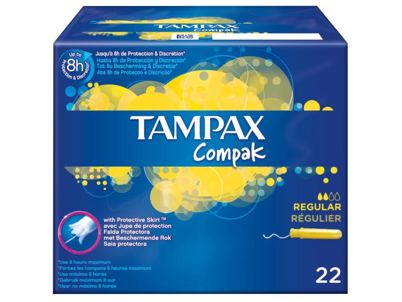 Tampax Tampons Compak Regular 22 Stück Tampons