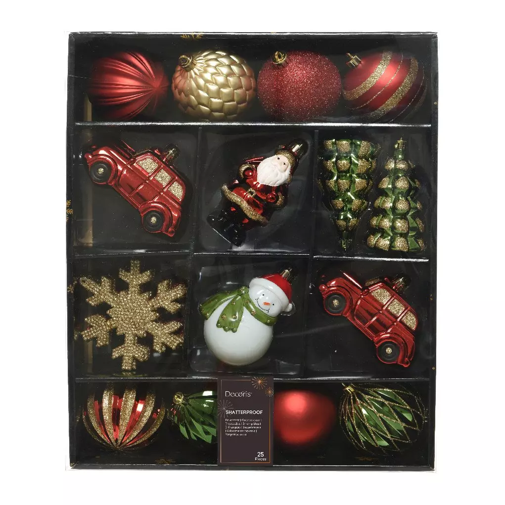 Kit de décoration de sapin de Noël Tradition Or