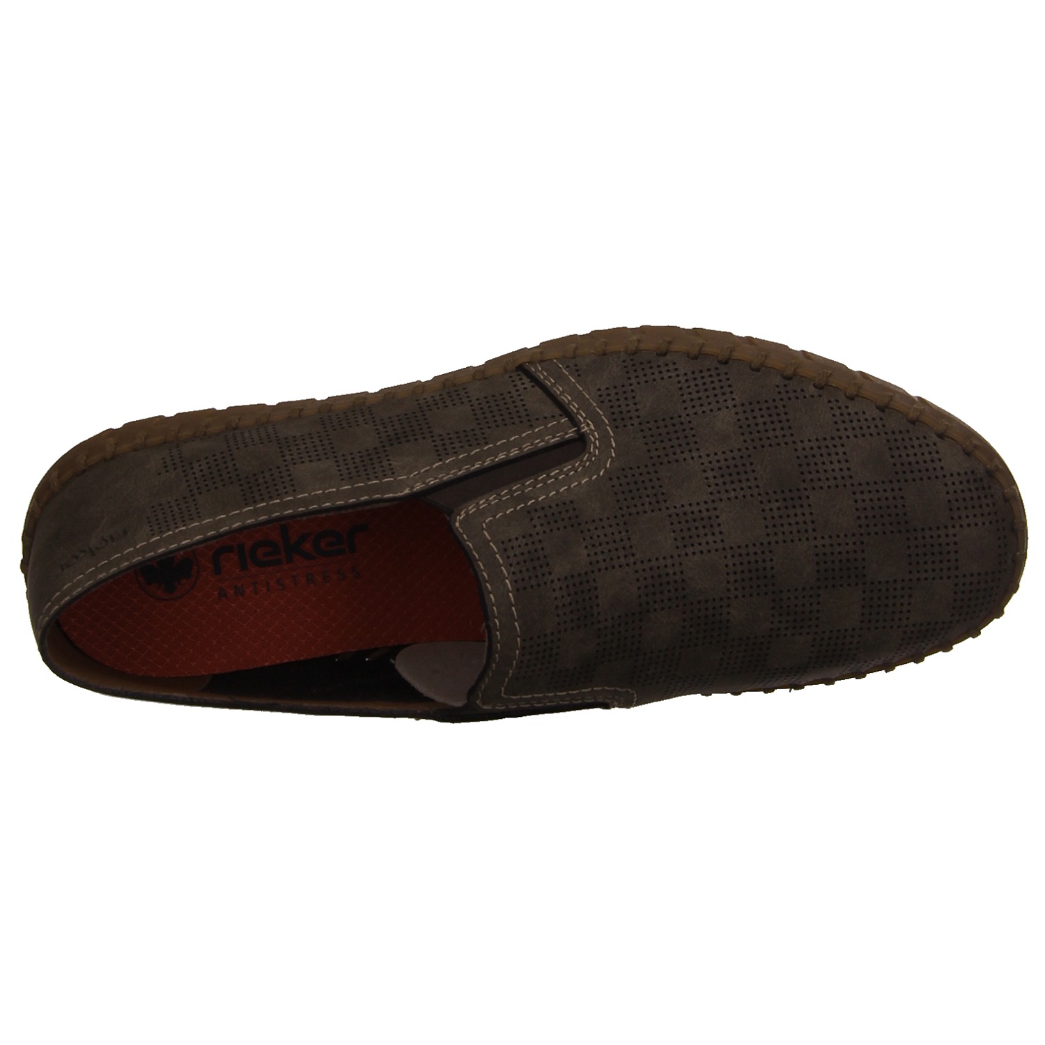 Rieker Slipper olivgrün braun