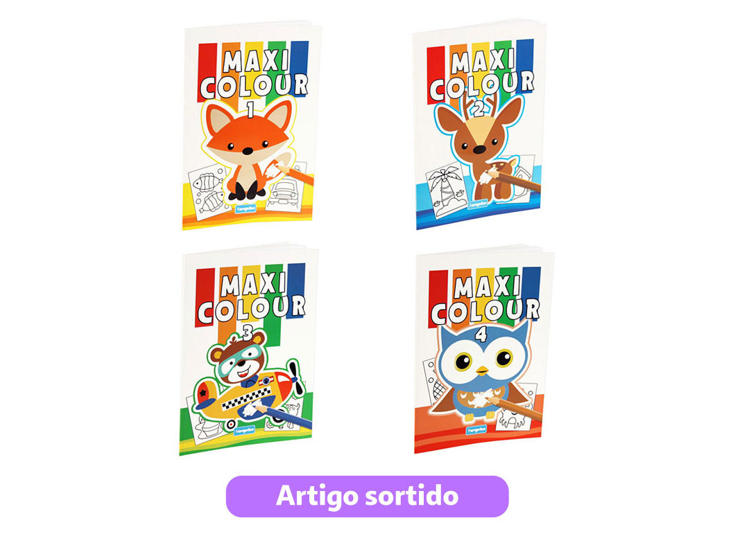 LIVRO MAXI COLOUR MODELOS SORTIDOS
