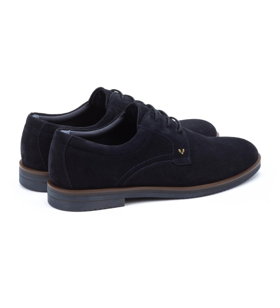 Sapatos Martinelli Douglas em couro azul marinho