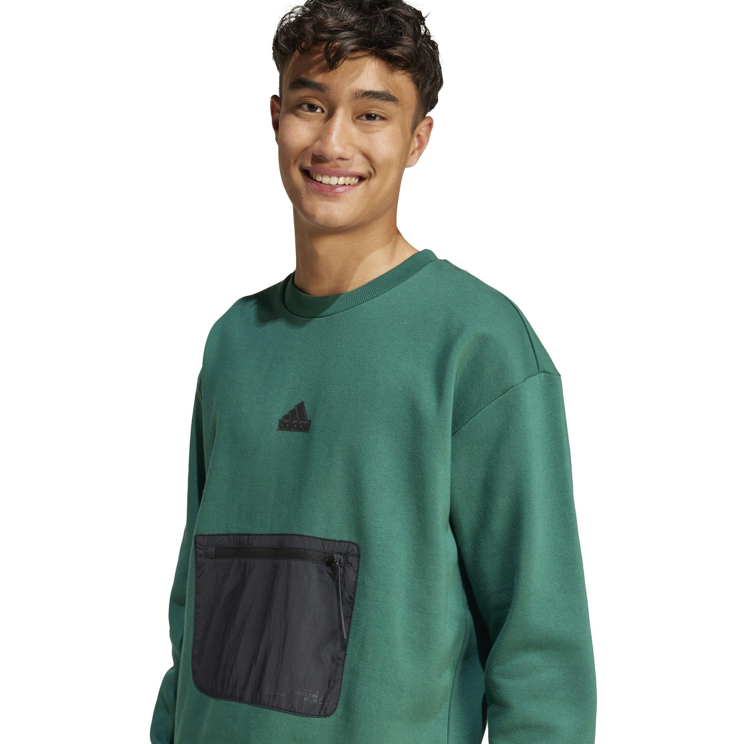 adidas City Escape Fleece Sweatshirt Mens