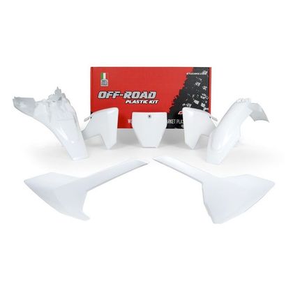 Kit plastiques R-tech 5 p Blanc - Blanc
