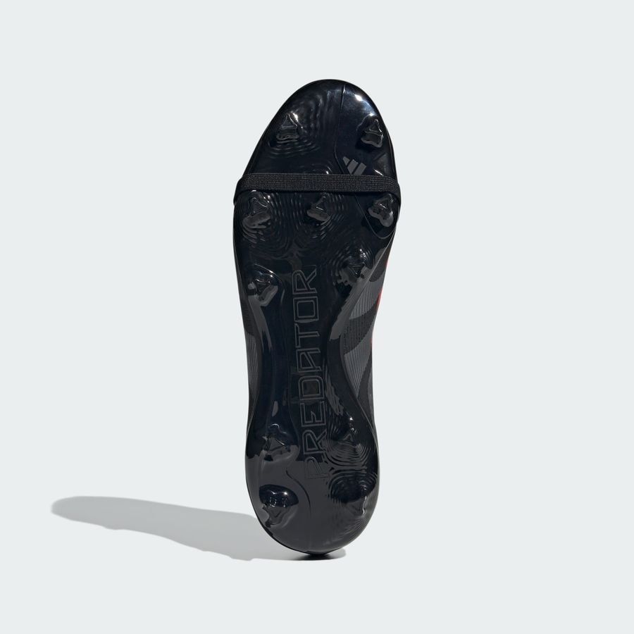 adidas Predator League Fold-over Tongue FG/AG Stealth Victory - Noir/Gris/Lucid Red
