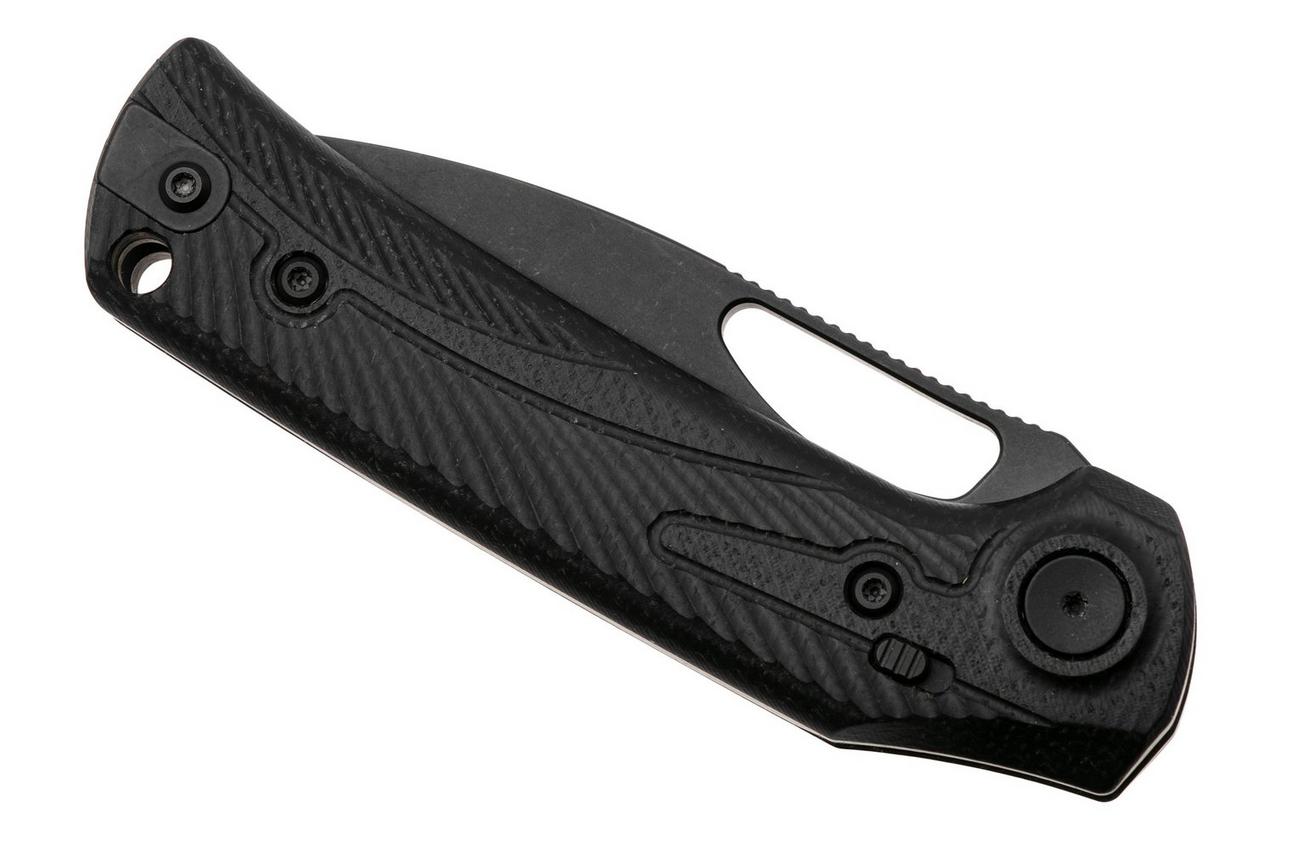 Reate PL-XE, PVD Nitro-V, Black Micarta, zakmes