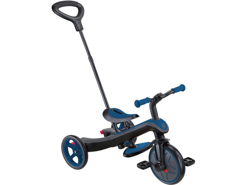 GLOBBER Dreirad Trike Explorer 4 in 1 Royal Blau Vielseitiges 4-in-1-Fahrzeug für kleine Entdecker