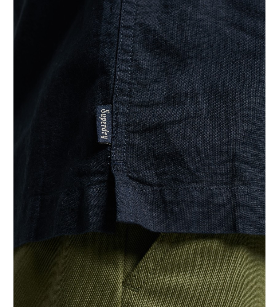 Camisa Superdry Navy Resort
