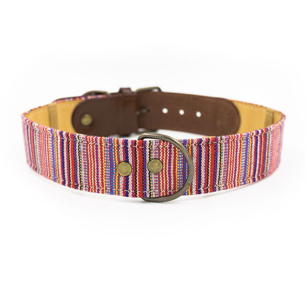 Coleira Bark Gaucho Toby Rosa para Cães