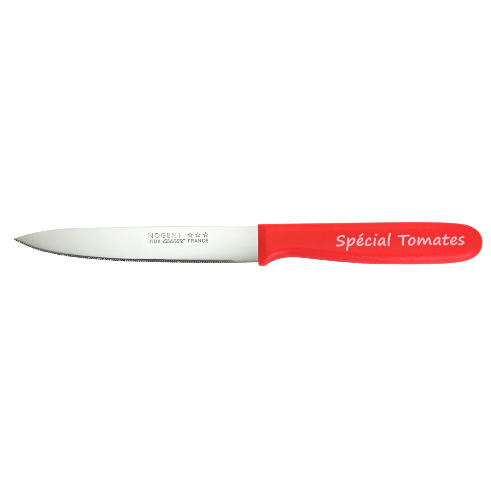 Couteau office spécial tomate rouge Nogent