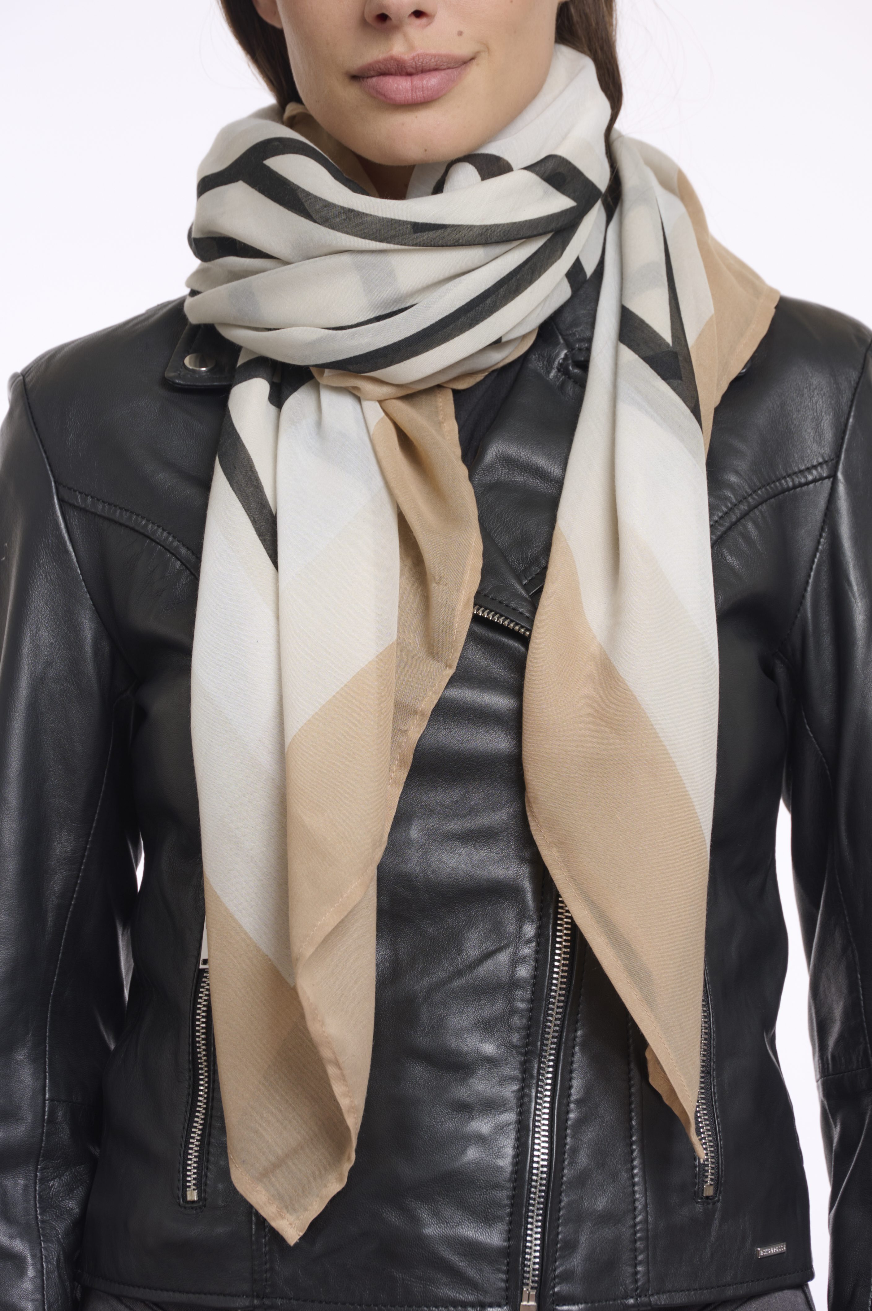 Rino & Pelle - Elyse Scarf - Birch Striped