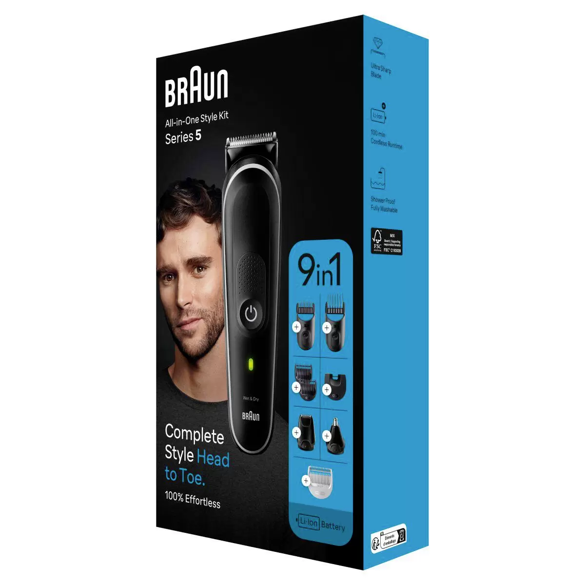 Rasierer und Barttrimmer Braun All-in-One Style Kit