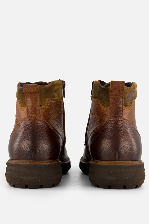 Outfielder Veterboots bruin Leer