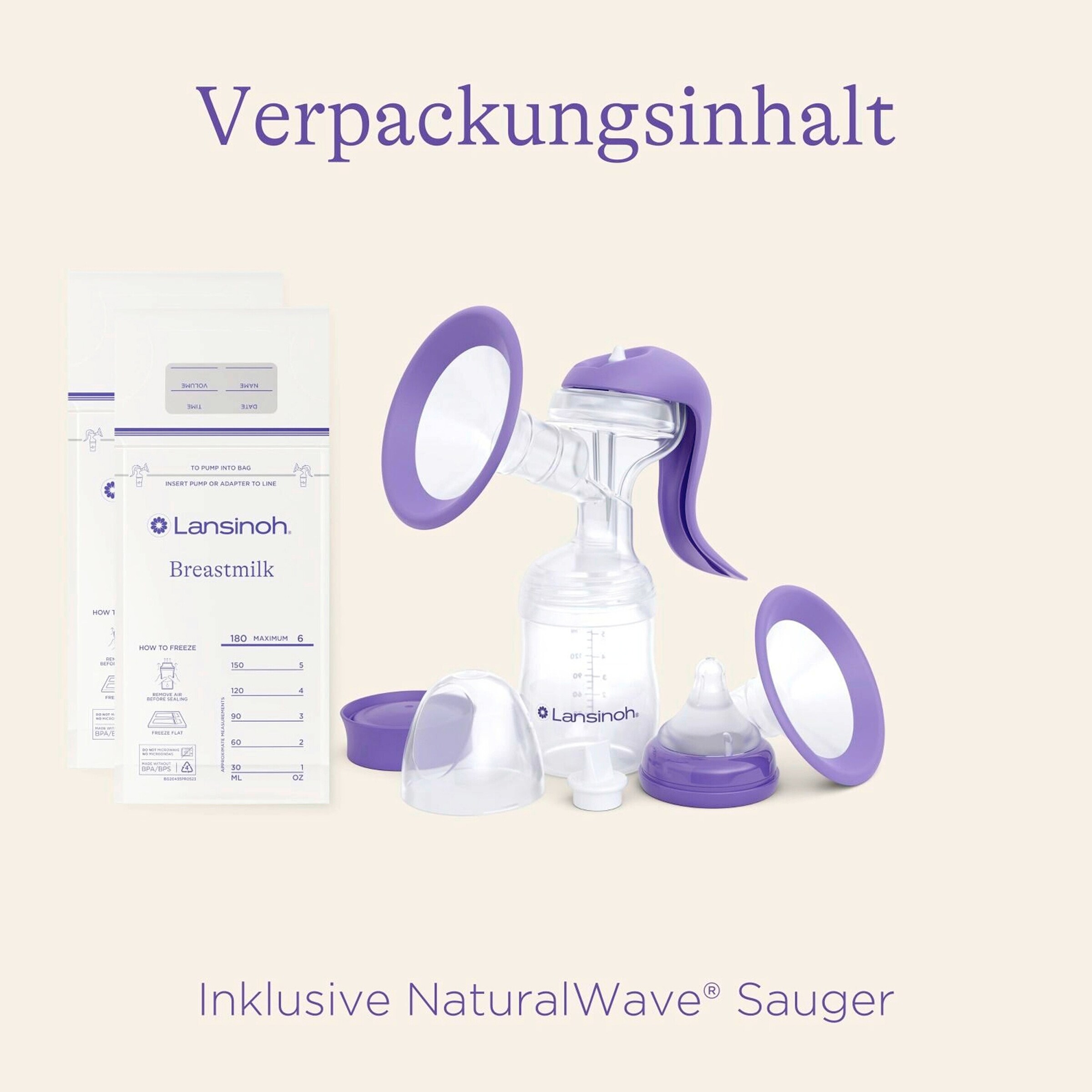 Lansinoh Handmilchpumpe Easy-Express