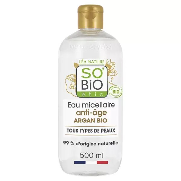 So'Bio Étic Précieux Argan Eau Micellaire Anti-Âge Argan Bio 500ml