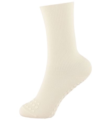 GoBabyGo Rutschfeste Socken - 4er-Pack - Rose/Grey/Offwhite/Sand