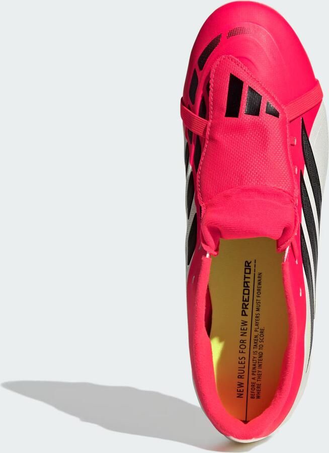 Adidas Perfor ce Predator Club Fold-Over Tongue Firm Ground Multi Ground Voetbalschoenen Unisex Rood