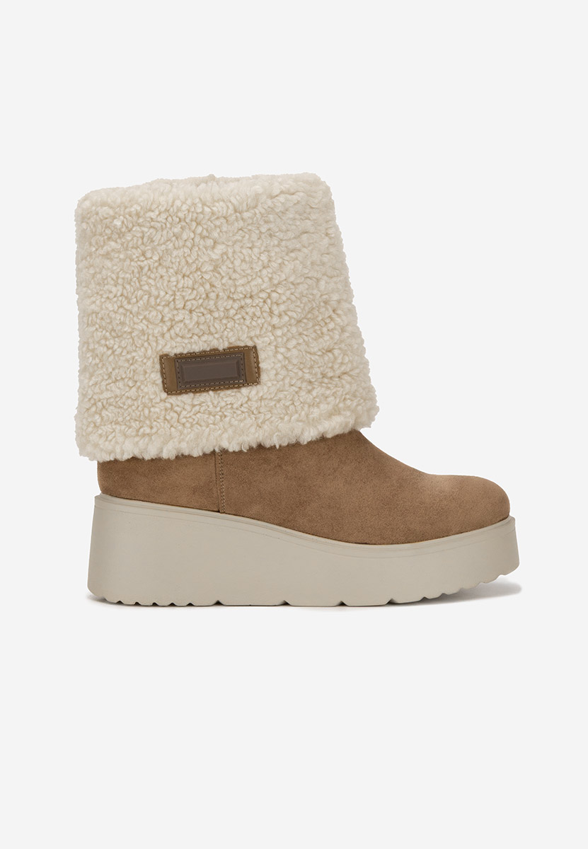 Bottes fourrées femmes kaki Galtea V2
