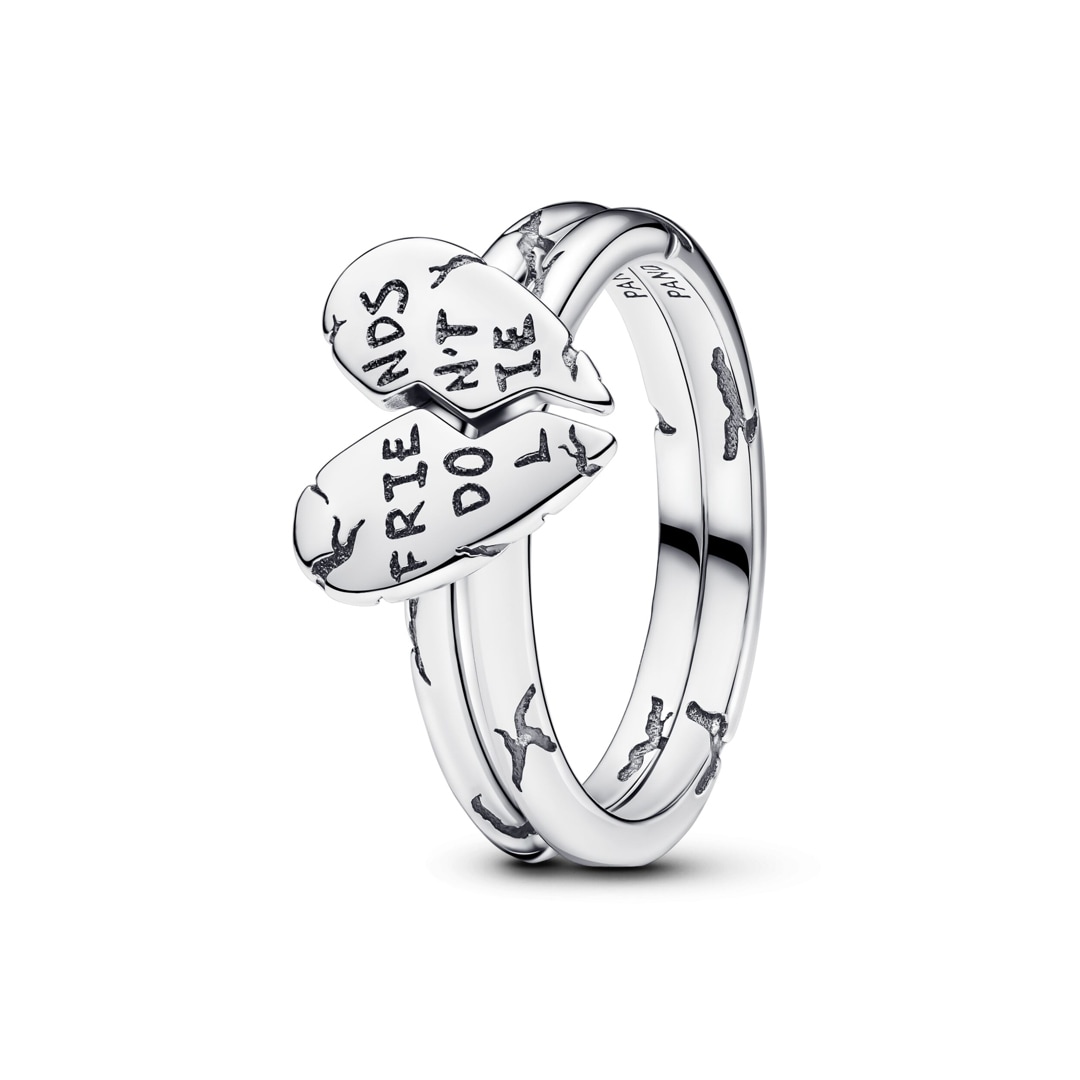 Pandora x Stranger Things Friends Don’t Lie Teilbarer Ring 925 Silber