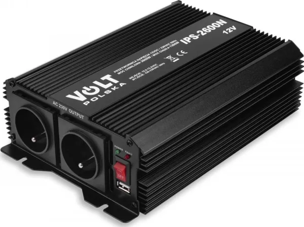 Volt converter Poland VOLT sinus converter PRO-500E 12V 500VA 5A/10A 350W/500W