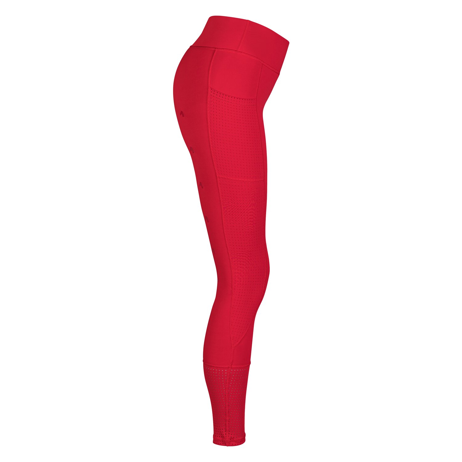 black forest Grip-Vollbesatz-Reitleggings mit Mesh - wine red