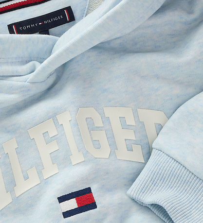 Tommy Hilfiger Kapuzenpullover - Varsity - Luftig Blue Heather