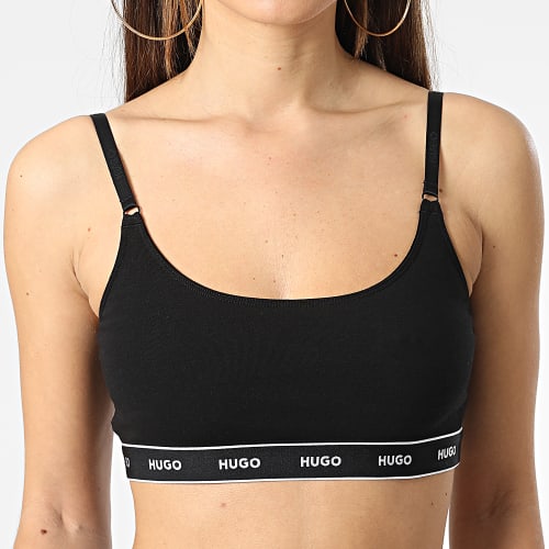 Lot De 2 Brassières Femme 50480158 Noir Beige Léopard